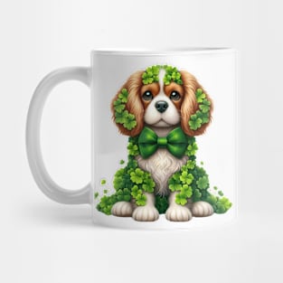 Clover Cavalier King Charles Spaniel Dog St Patricks Day Mug